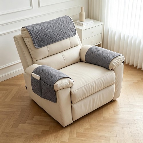 Copripoltrona con tasche - con,